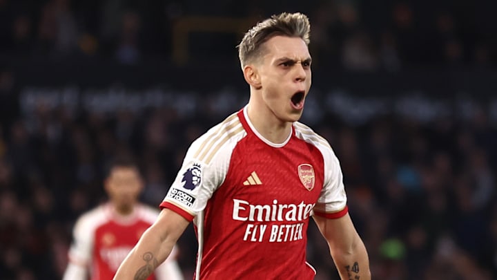 Leandro Trossard opened the scoring at Wolves on Saturday