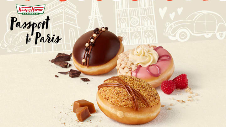 Krispy Kreme Passport to Paris doughnuts