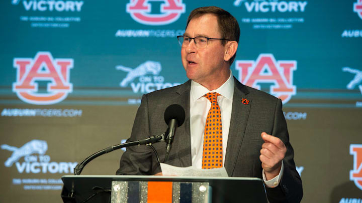 College football analyst Josh Pate doesn't believe former Texas A&M head coach Jimbo Fisher should be on Auburn athletic director John Cohen's list of replacement coaches for Hugh Freeze.