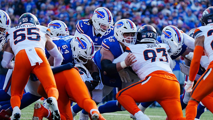 The Bills and Broncos are set as a coin flip in the Divisional Round of the NFL Playoffs.