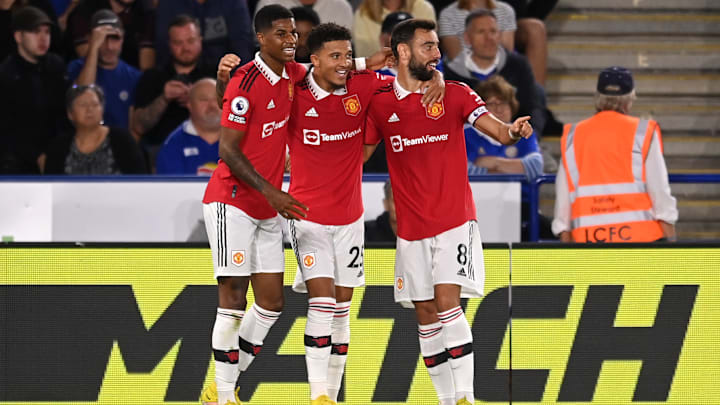 Jadon Sancho, Marcus Rashford, Bruno Fernandes