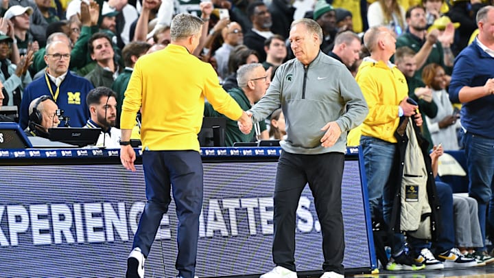 COLLEGE BASKETBALL: FEB 21 Michigan State at Michigan COLLEGE BASKETBALL: FEB 21 Michigan State at Michigan