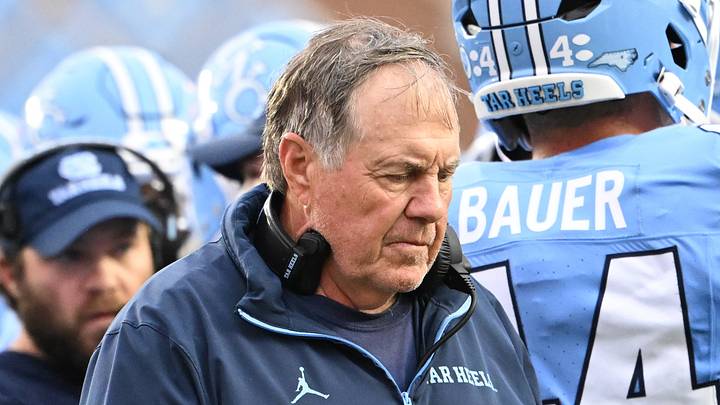 Oct 3, 2026; Chapel Hill, North Carolina, USA; North Carolina Tar Heels head coach Bill Belichick in the second quarter at Kenan Stadium. Mandatory Credit: Bob Donnan-Imagn Images Oct 3, 2026; Chapel Hill, North Carolina, USA; North Carolina Tar Heels head coach Bill Belichick in the second quarter at Kenan Stadium. Mandatory Credit: Bob Donnan-Imagn Images