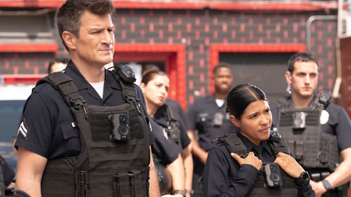 THE ROOKIE - ÒThe ShotÓ - Now recovering from a gunshot wound and feeling the effects of his age, John and the team welcome two new rookies and continue the hunt for two dangerous inmates with very personal vendettas following their prison escape. TUESDAY, JAN. 7 (10:00-11:00 p.m. EST) on ABC. 
NATHAN FILLION, LISSETH CHAVEZ