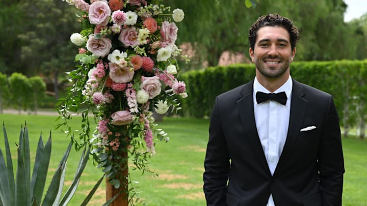 THE BACHELOR - “2802” - Joey kicks things off with the first group date where wedding bells ring and stakes are higher than ever. Then, the first one-on-one date takes love to new heights, and Joey discovers which women have the bravery and stamina for lasting partnerships. MONDAY, JAN. 29 (8:00-10:03 p.m. EST), on ABC. (Disney/John Fleenor)
JOEY GRAZIADEI