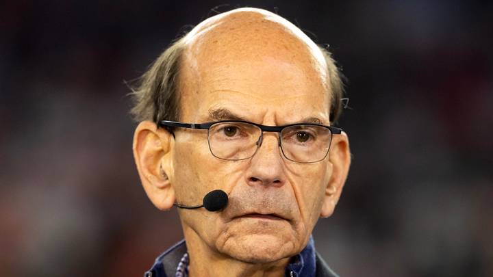 Paul Finebaum in attendance of the Mississippi Rebels against the Miami Hurricanes.