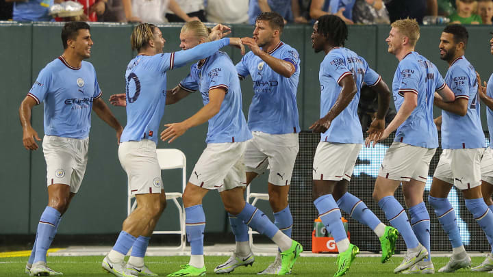 Jugadores del Manchester City