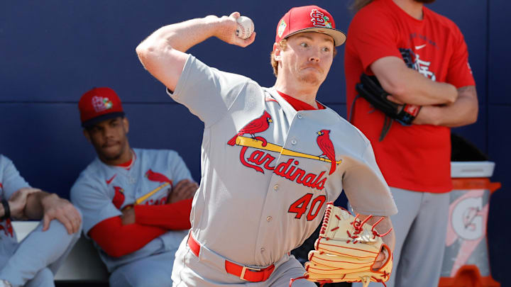 St. Louis Cardinals pitcher Hunter Dobbins St. Louis Cardinals pitcher Hunter Dobbins