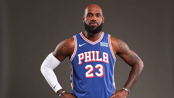 Sep 28, 2026; Camden, NJ, USA; Philadelphia 76ers LeBron James poses for a photo during media day. Mandatory Credit: Bill Streicher-Imagn Images Sep 28, 2026; Camden, NJ, USA; Philadelphia 76ers LeBron James poses for a photo during media day. Mandatory Credit: Bill Streicher-Imagn Images