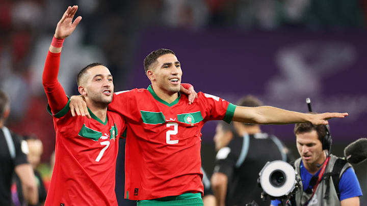 Le Maroc d'Hakim Ziyech et Achraf Hakimi a créé la surprise dans cette Coupe du monde