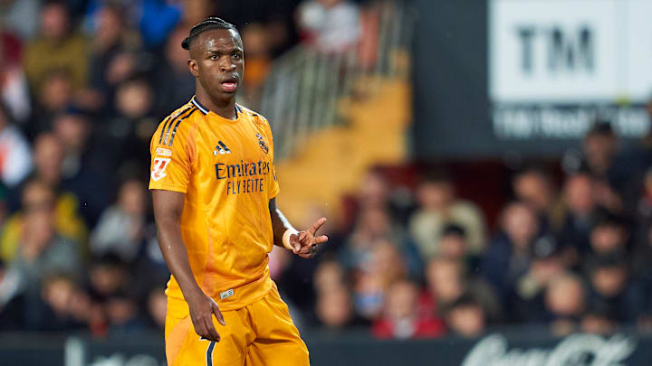 Vinicius Junior a été expulsé face au Valence CF.