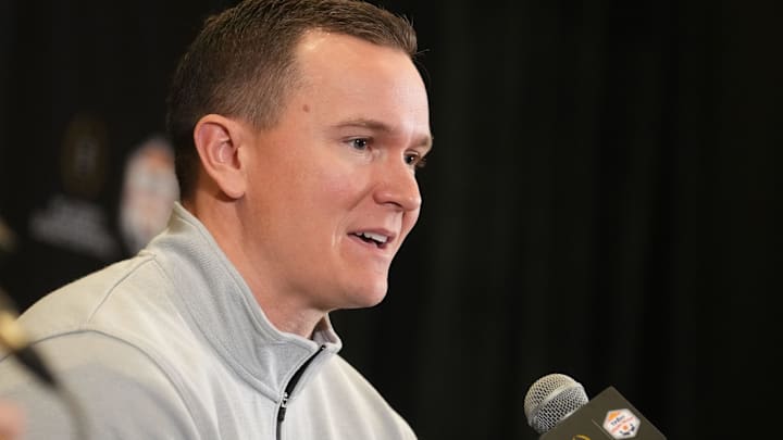 Boise State Broncos head coach Spencer Danielson. Boise State Broncos head coach Spencer Danielson.