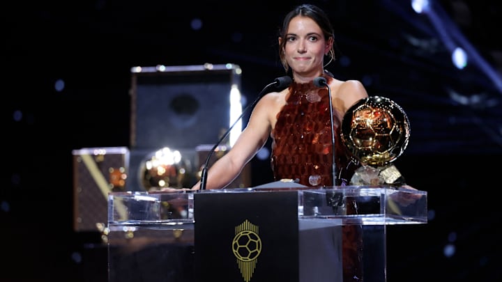 Aitana Bonmatí joined Lionel Messi and Michel Platini as the only players to ever win three consecutive Ballon d’Or awards.