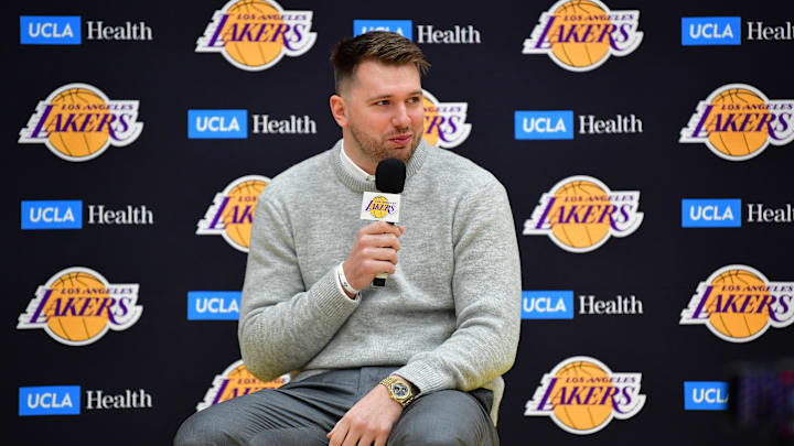 The Lakers are heavily favored in what is expected to be Luka Doncic's debut.
