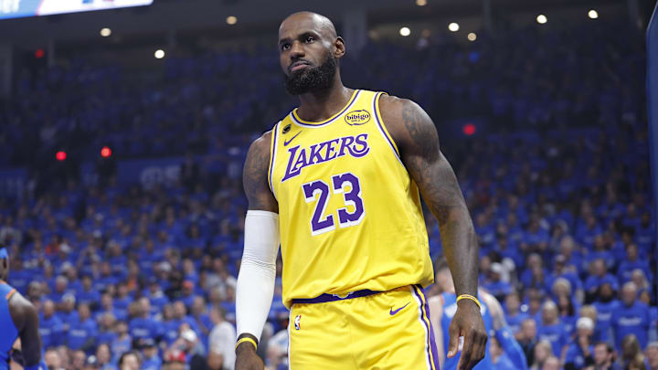 Los Angeles Lakers forward LeBron James.
