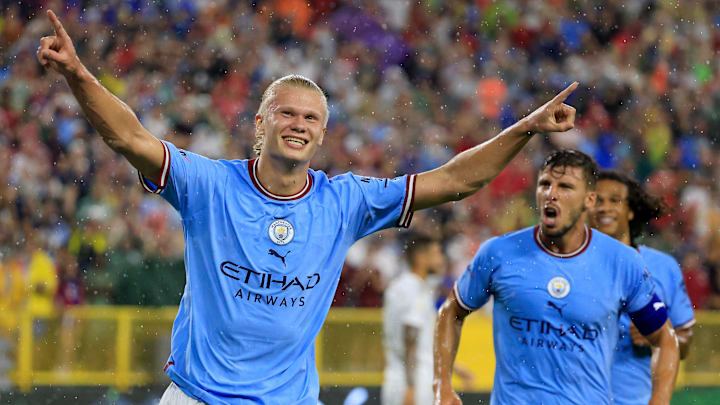 Artilheiro histórico da Premier League, Haaland seguramente ficará com a Chuteira de Ouro nesta temporada.