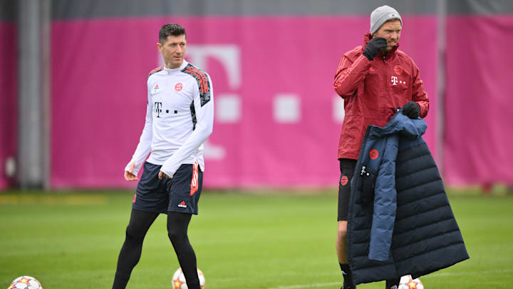 Das Verhältnis zwischen Lewandowski und Nagelsmann scheint nicht optimal gewesen zu sein.