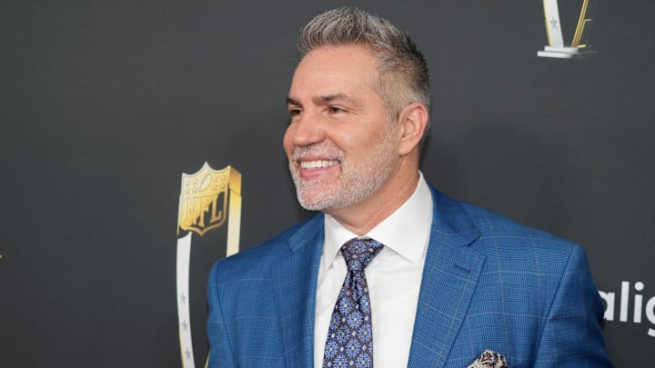 Feb 6, 2025; New Orleans, LA, USA; Kurt Warner on the red carpet before Super Bowl LIX NFL Honors at Saenger Theatre. Mandatory Credit: Kirby Lee-Imagn Images
