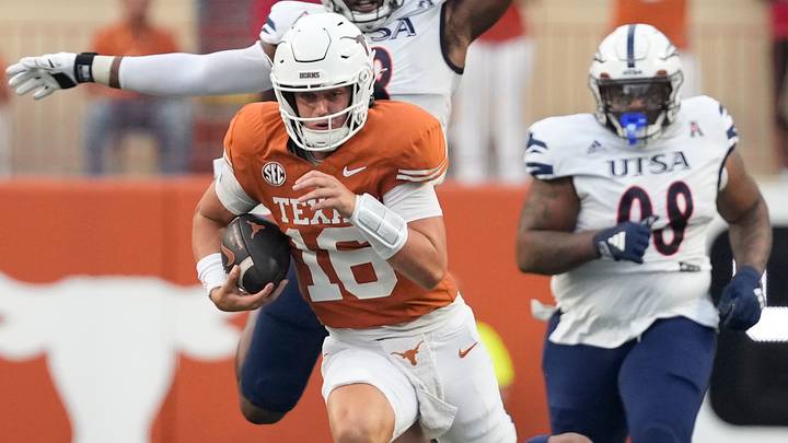 Sep 14, 2024; Austin, Texas, USA; Texas Longhorns quarterback Arch Manning