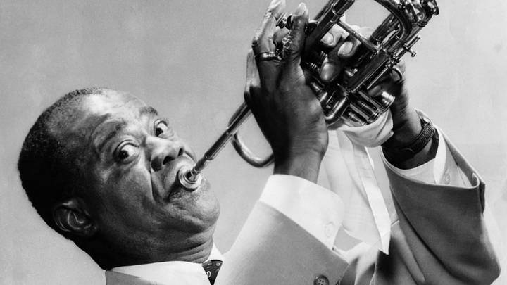 Louis Armstrong Playing the Trumpet Louis Armstrong Playing the Trumpet