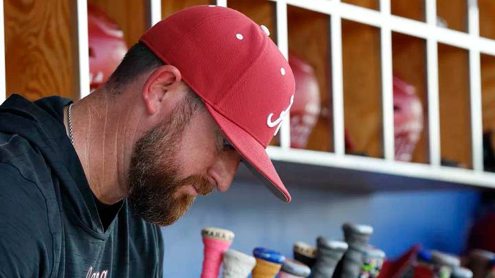 Alabama baseball coach Rob Vaughn. Alabama baseball coach Rob Vaughn.