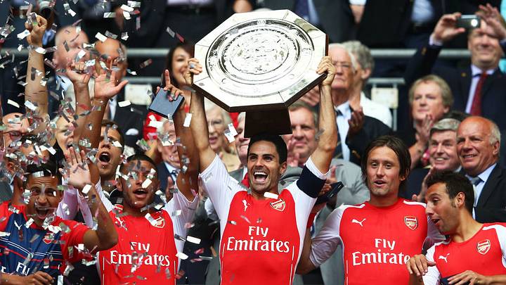 Mikel Arteta has lifted the Community Shield with Arsenal as both player and manager.