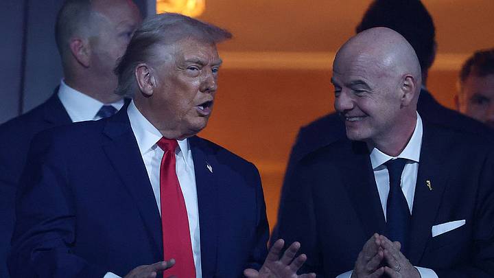 Donald Trump, presidente de Estados Unidos, y Gianni Infantino, presidente de FIFA. Donald Trump, presidente de Estados Unidos, y Gianni Infantino, presidente de FIFA.
