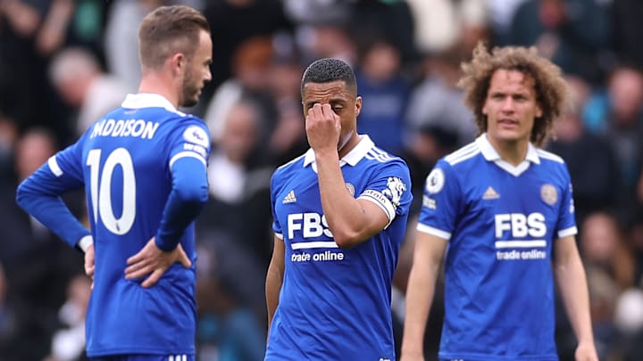 Leicester have fallen into the relegation zone