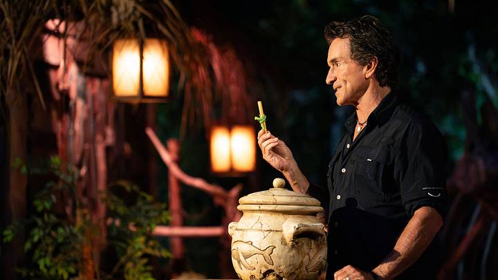 “Permanent Uncertainty” – Castaways embark upon the Open Era of Survivor when they are marooned in remote Fiji and battle to win $1 million. The catchphrase of the season, “permanent uncertainty,” comes into play as soon as the castaways reach the beach and discover that one player must leave to go on a mysterious journey. Pictured: Jeff Probst Photo: Robert Voets/CBS ©2026 CBS Broadcasting, Inc. All Rights Reserved. “Permanent Uncertainty” – Castaways embark upon the Open Era of Survivor when they are marooned in remote Fiji and battle to win $1 million. The catchphrase of the season, “permanent uncertainty,” comes into play as soon as the castaways reach the beach and discover that one player must leave to go on a mysterious journey. Pictured: Jeff Probst Photo: Robert Voets/CBS ©2026 CBS Broadcasting, Inc. All Rights Reserved.