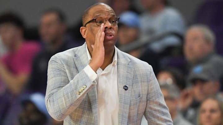 UNC basketball head coach Hubert Davis