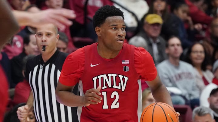 UNLV Runnin' Rebels guard Issac Williamson (12).