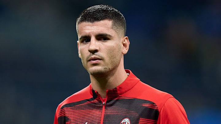 Morata se machucou em treino do Milan