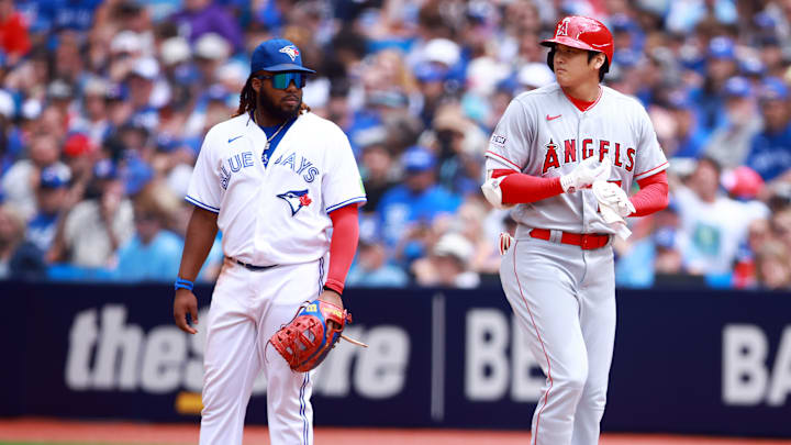 Los Angeles Angels v Toronto Blue Jays