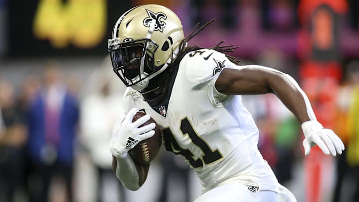 New Orleans Saints running back Alvin Kamara.