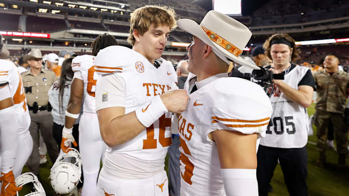 Michael Taaffe, Arch Manning, Texas v Texas A&M