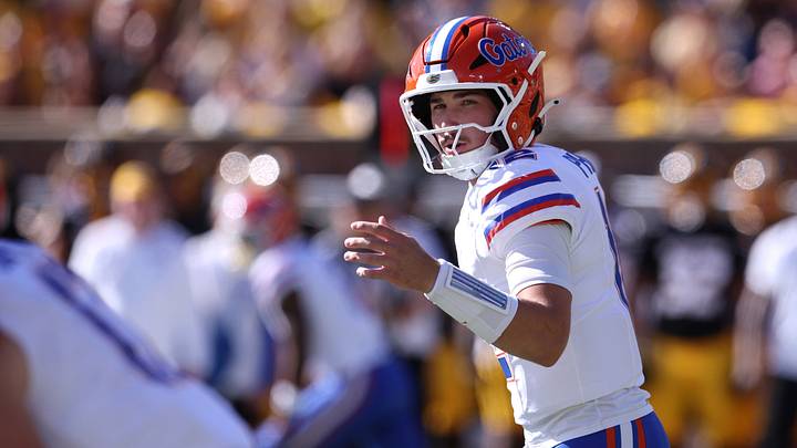 Florida quarterback Aaron Philo and the Gators were walloped by Missouri on Saturday. Florida quarterback Aaron Philo and the Gators were walloped by Missouri on Saturday.