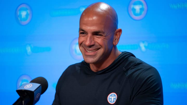 Tennessee Titans head coach Robert Saleh Tennessee Titans head coach Robert Saleh