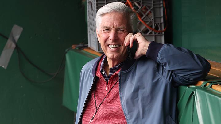 May 16, 2026; Pittsburgh, Pennsylvania, USA; Philadelphia Phillies President of Baseball Operations Dave Dombrowski in the dugout before the Pittsburgh Pirates host the Phillies at PNC Park. Mandatory Credit: Charles LeClaire-Imagn Images May 16, 2026; Pittsburgh, Pennsylvania, USA; Philadelphia Phillies President of Baseball Operations Dave Dombrowski in the dugout before the Pittsburgh Pirates host the Phillies at PNC Park. Mandatory Credit: Charles LeClaire-Imagn Images