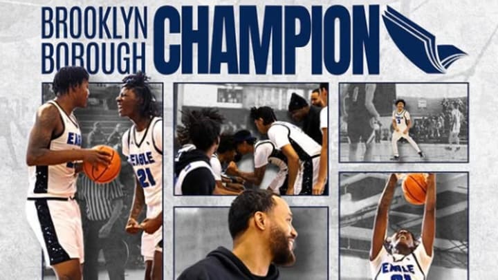 The Eagle Academy (Brooklyn) boys basketball team beat Wings Academy in the PSAL Brooklyn Borough championship game over the weekend.