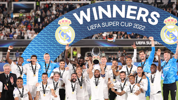 Los goles de Alaba y Benzema le dieron al Real Madrid su quinta Supercopa de Europa, igualando con el FC Barcelona y AC Milan