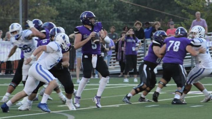 Fayetteville edged Rogers 47-42 in a Class 7A-West Arkansas football shootout on September 29, 2023.