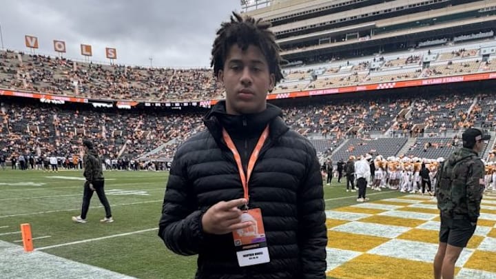Georgia 2026 LB Brayden Rouse at Tennessee.