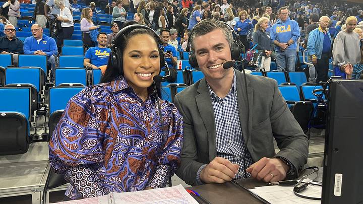 Nick Koop comes from UCLA to be the UW men's basketball radio broadcaster. 