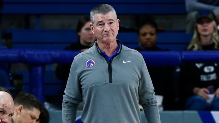 Boise State Broncos head coach Leon Rice. Boise State Broncos head coach Leon Rice.