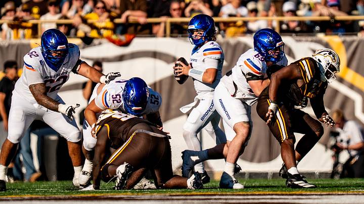 Boise State's Maddux Madsen. Boise State's Maddux Madsen.
