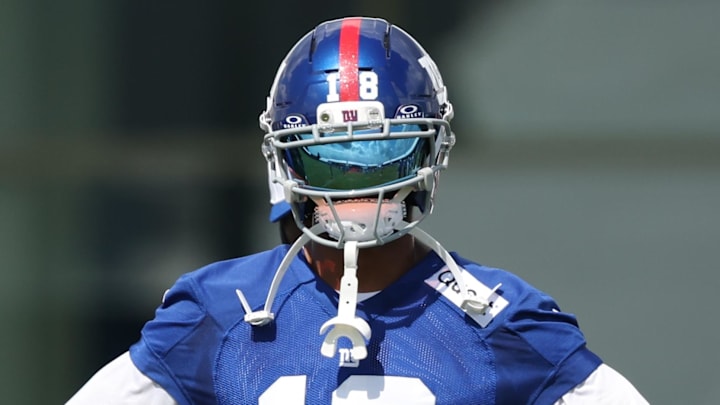 New York Giants wide receiver Darius Slayton. New York Giants wide receiver Darius Slayton.