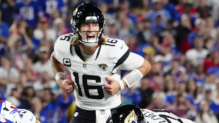 Jacksonville Jaguars quarterback Trevor Lawrence.