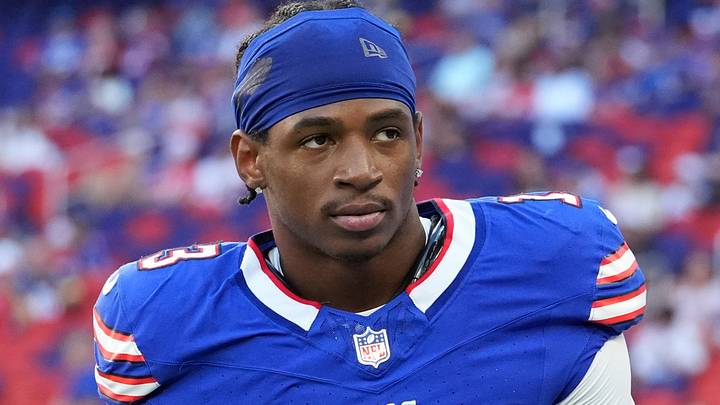 Buffalo Bills wide receiver Skyler Bell looks on during warmups prior to the game against the Pittsburgh Steelers.
