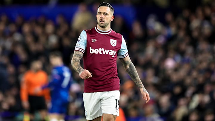 Danny Ings (18) of West Ham United during the Premier League match between Chelsea and West Ham United at Stamford Bridge, London, England on 3 February 2025. 