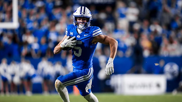 BYU WR Cody Hagen against WVU